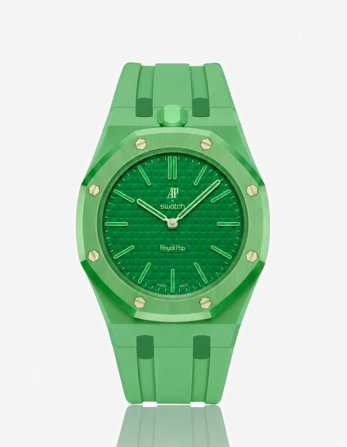 Green Eight AP x Swatch Royal Pop