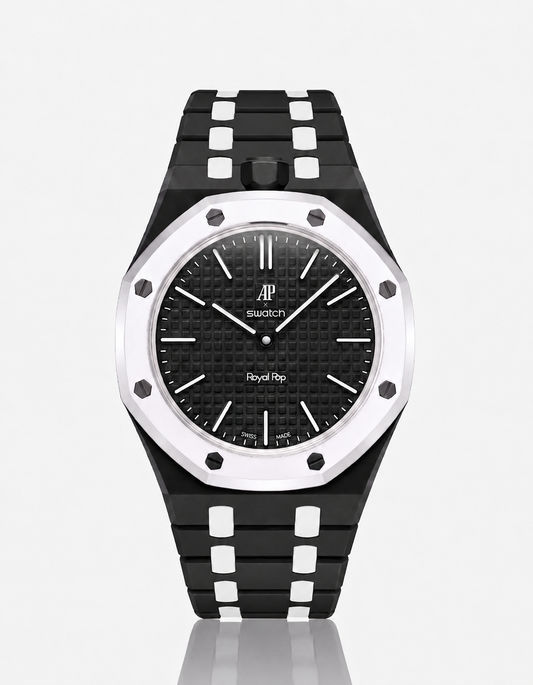 Ocho Negro AP x Swatch Royal Pop