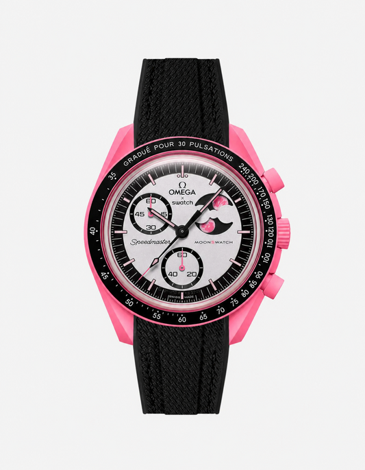 Mission to The Pink Moonphase Omega X Swatch MoonSwatch