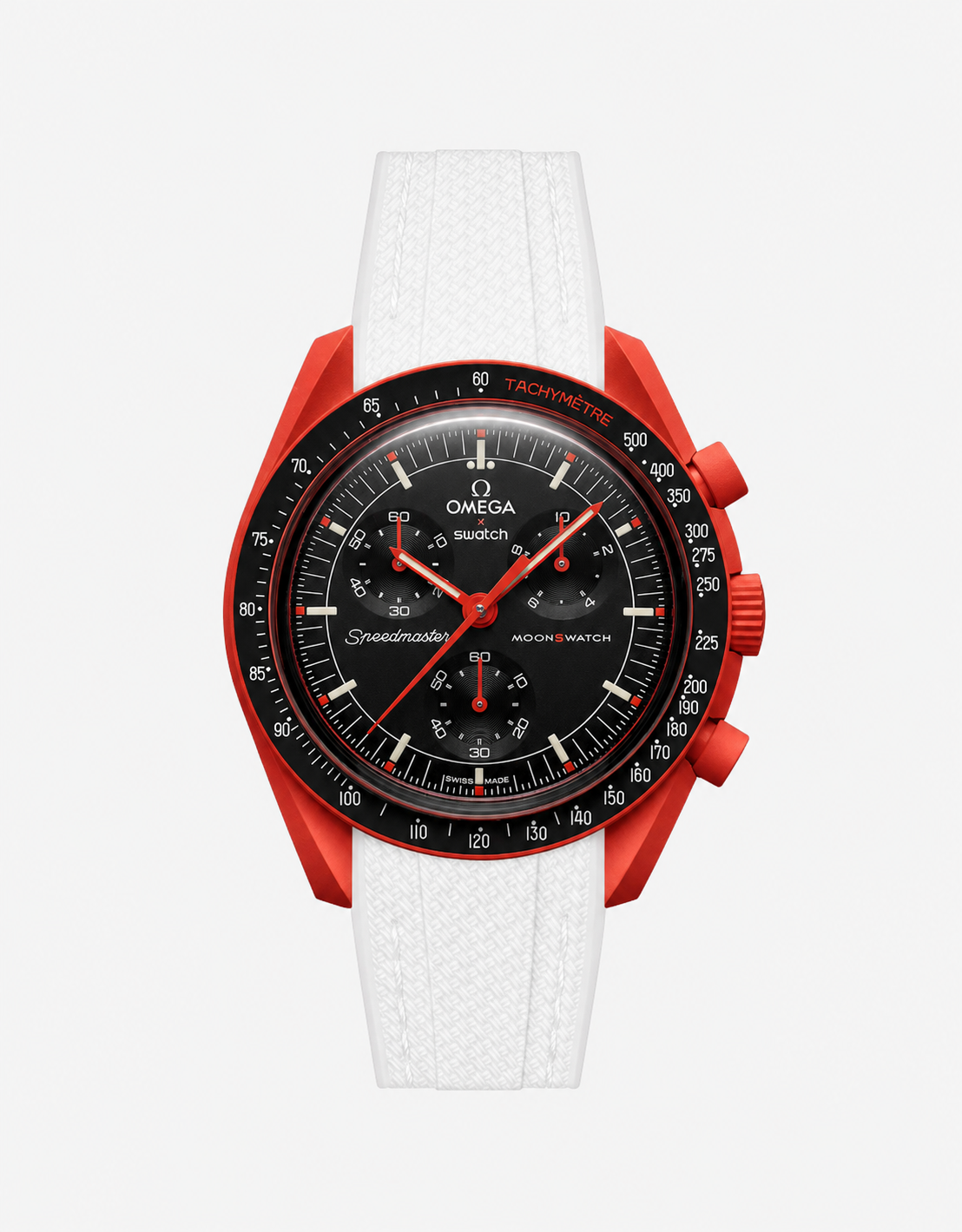 Mission On Earth - Lava Omega X Swatch MoonSwatch