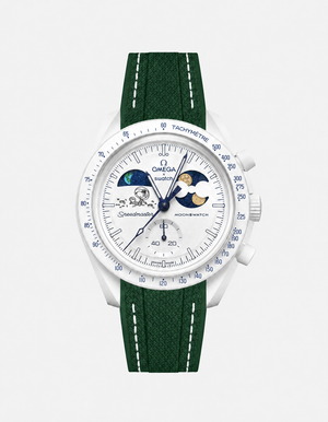 Vertech Dark Green & White stitches