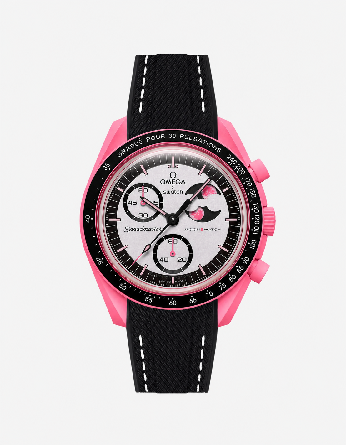 Mission to The Pink Moonphase Omega X Swatch MoonSwatch