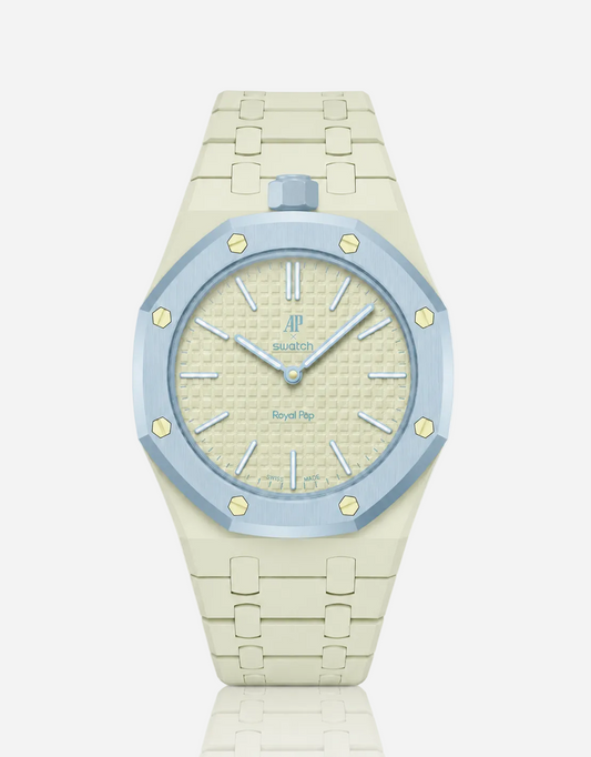 Blaue Acht AP x Swatch Royal Pop