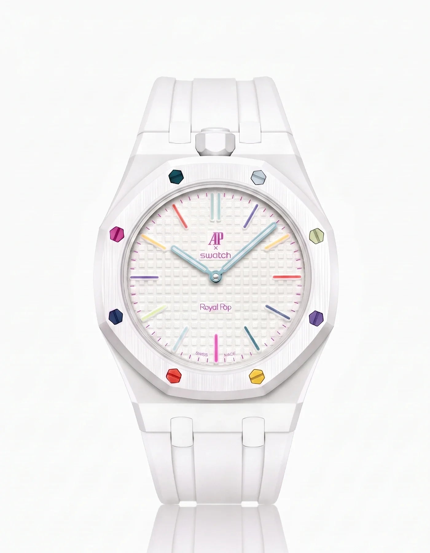 Huit Blanc AP x Swatch Royal Pop
