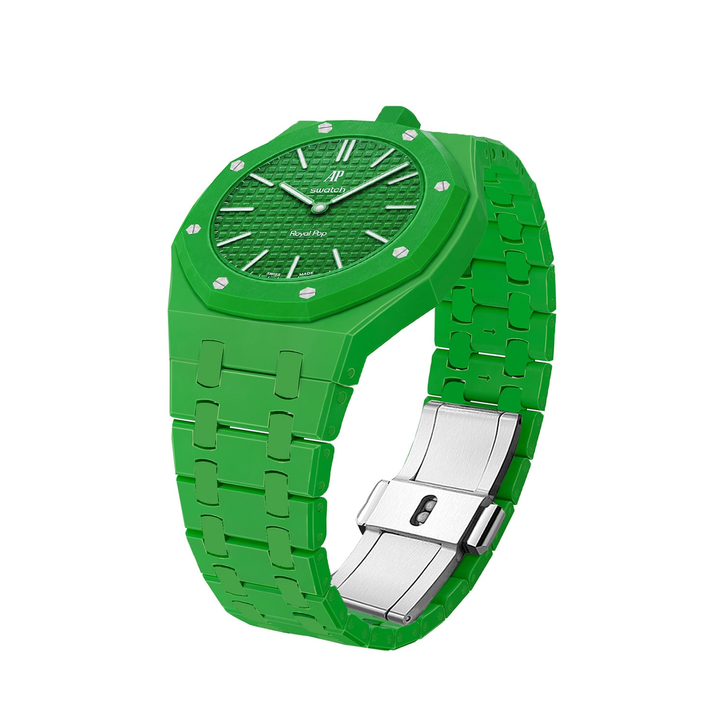 Green Eight AP x Swatch Royal Pop