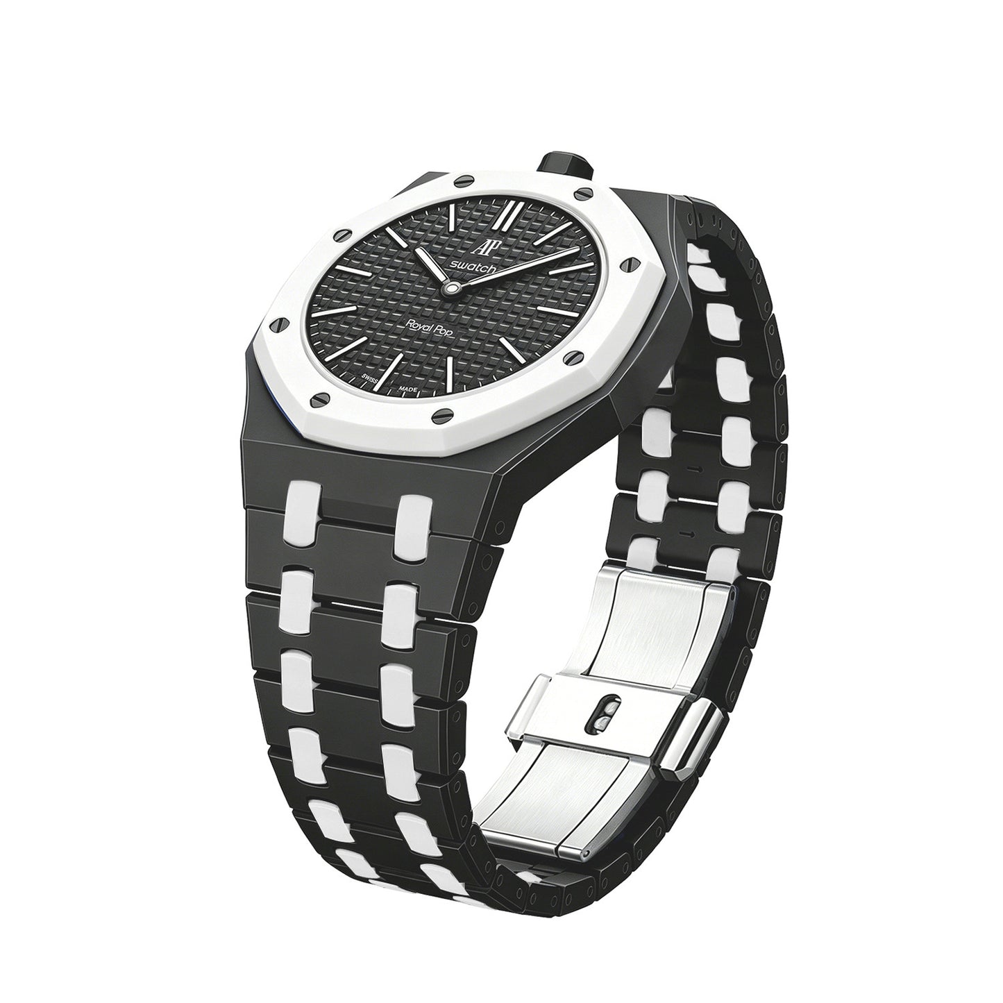 Ocho Negro AP x Swatch Royal Pop
