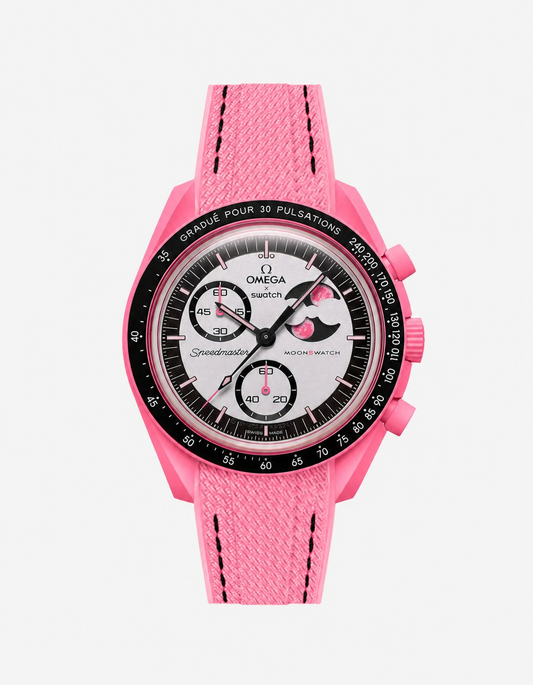 Mission to The Pink Moonphase Omega X Swatch MoonSwatch