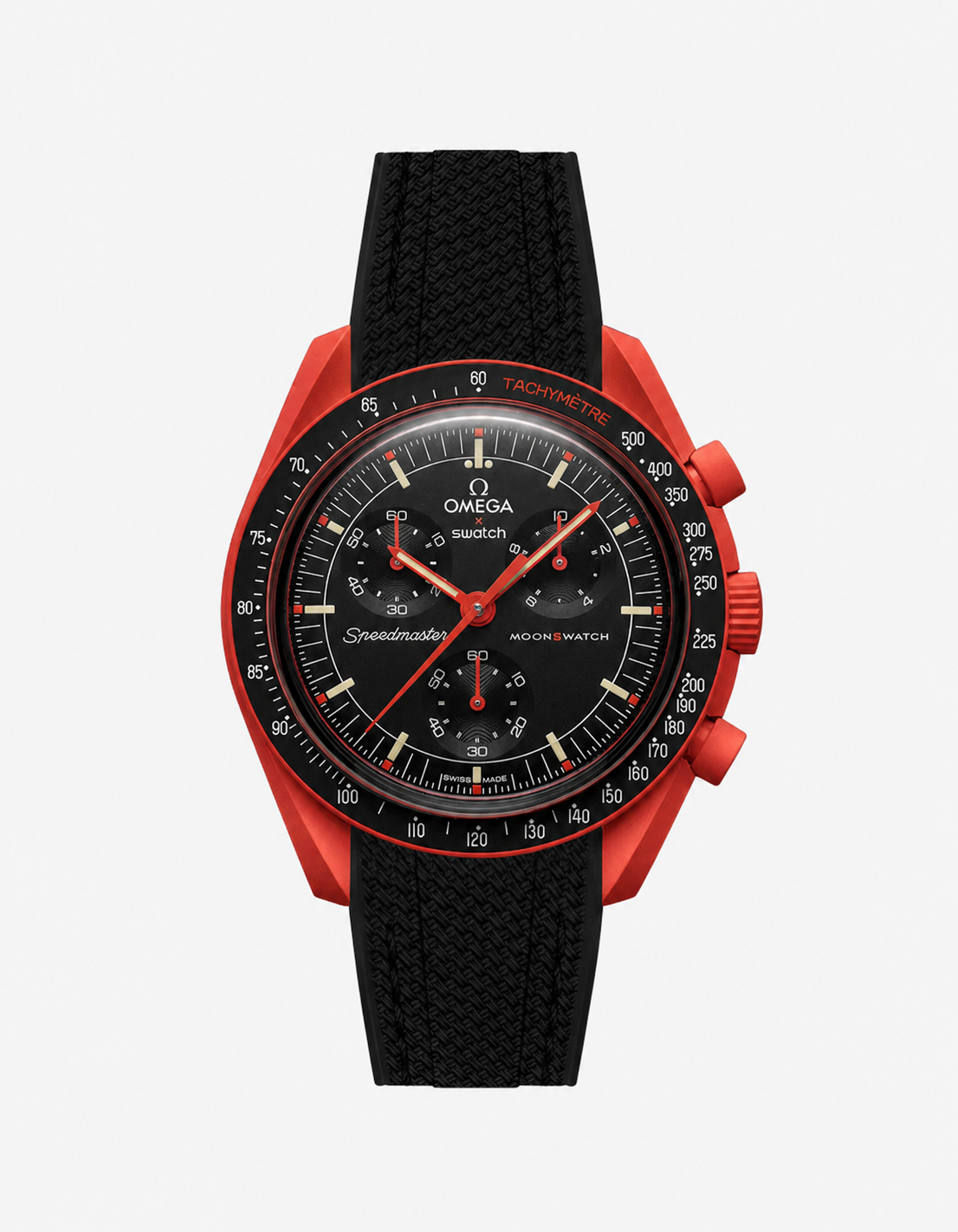 Mission On Earth - Lava Omega X Swatch MoonSwatch