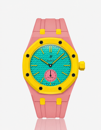 Rubberstrap Pink Yellow