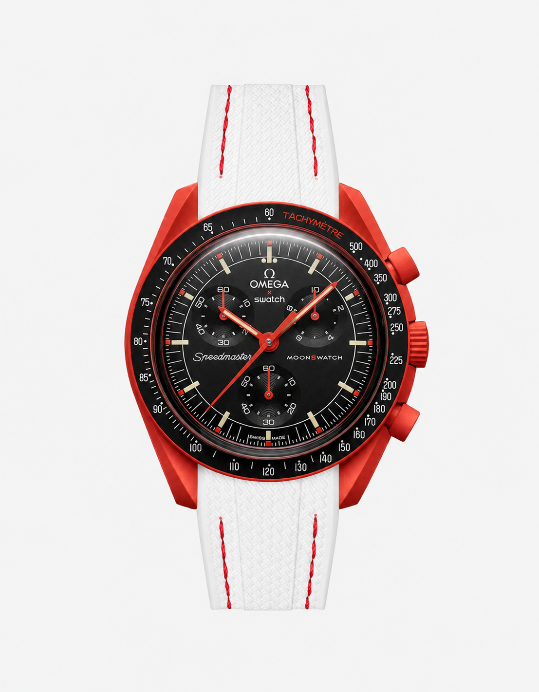 Mission On Earth - Lava Omega X Swatch MoonSwatch